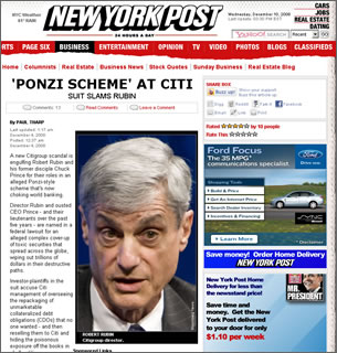 Citi Ponzi Scheme