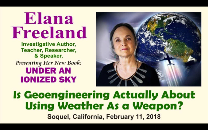 Let’s Go to the Movies: May 17, 2018: Elana Freeland – Under An Ionized Sky – Book Tour