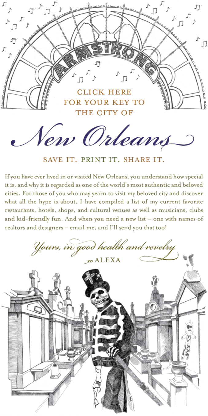 Alexa Pulitzer ” A Guide to New Orleans”