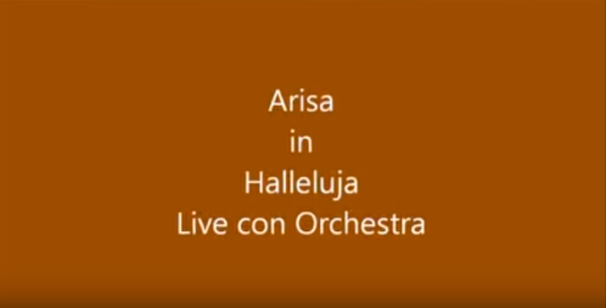 Arisa in Halleluja di  – Leonard Cohen –  Live con Orchestra