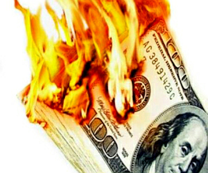 money_on_fire