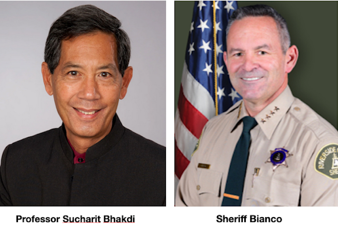 Hero of the Week: December 7, 2020 – : Professor Sucharit Bhakdi  and Sheriff Bianco of Riverside County