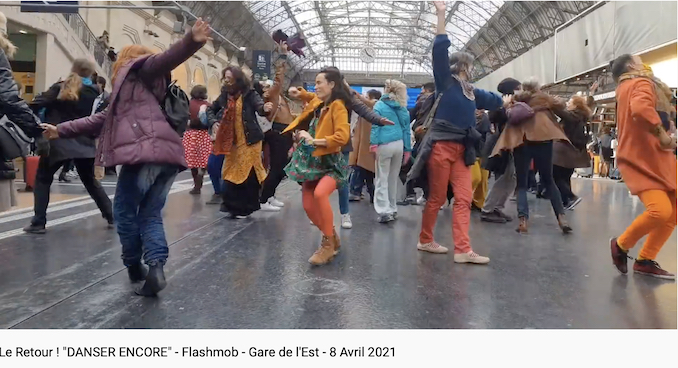 Music of the Week: April 26, 2021: Le Retour ! “DANSER ENCORE” (Flashmob in Paris)